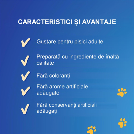Felix Soup Original – hrană umedă complementară pentru pisici adulte, cu vită, 6 x 48 g